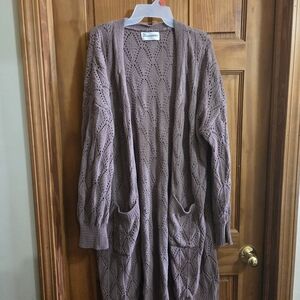Women's Mauve Cardigan